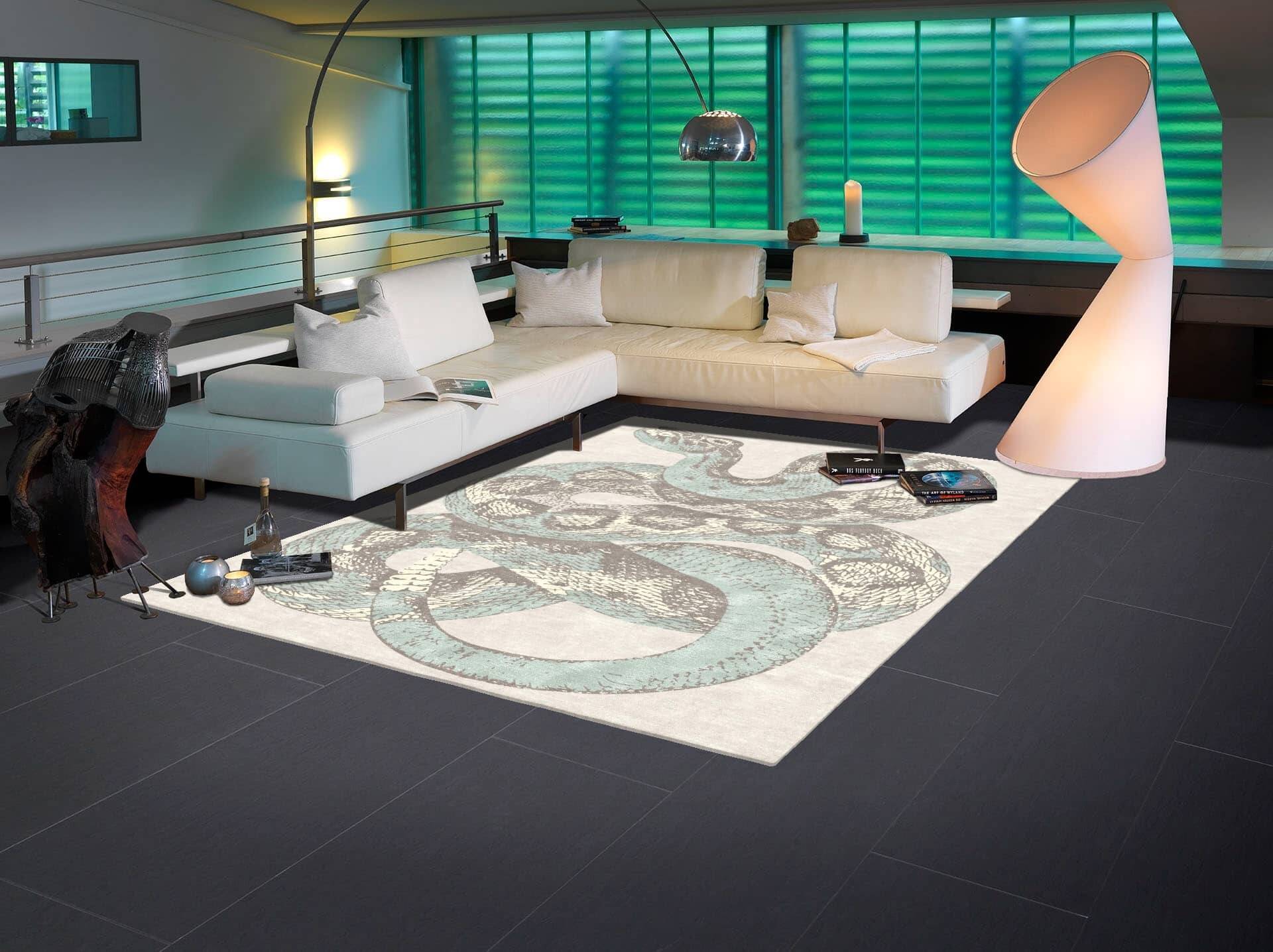 Makalu Nepal Century M182 Design Handgeknüpft im Wunschmaß   – Bild 3